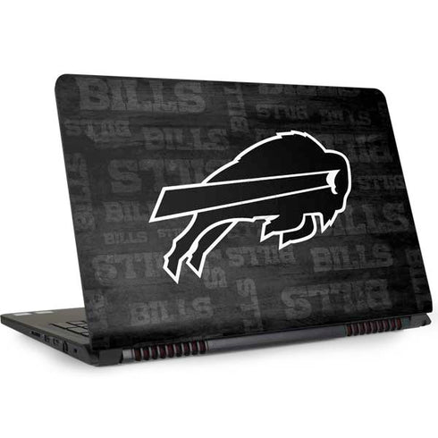 NFL Buffalo Bills Black & White Dell Inspiron Skin
